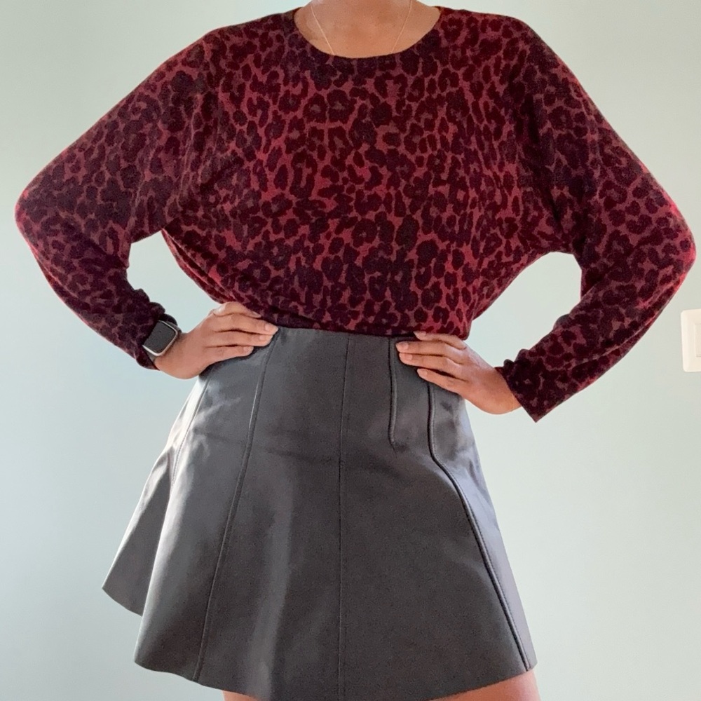 Zara Animal Print Top